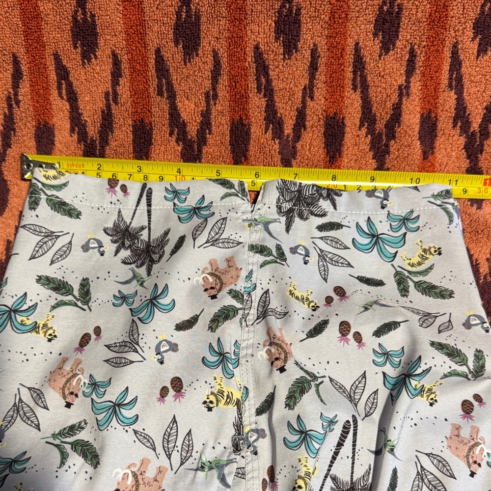 Baja llamaTropical Print Men's swimming athletic Shorts - Picture 10 of 11